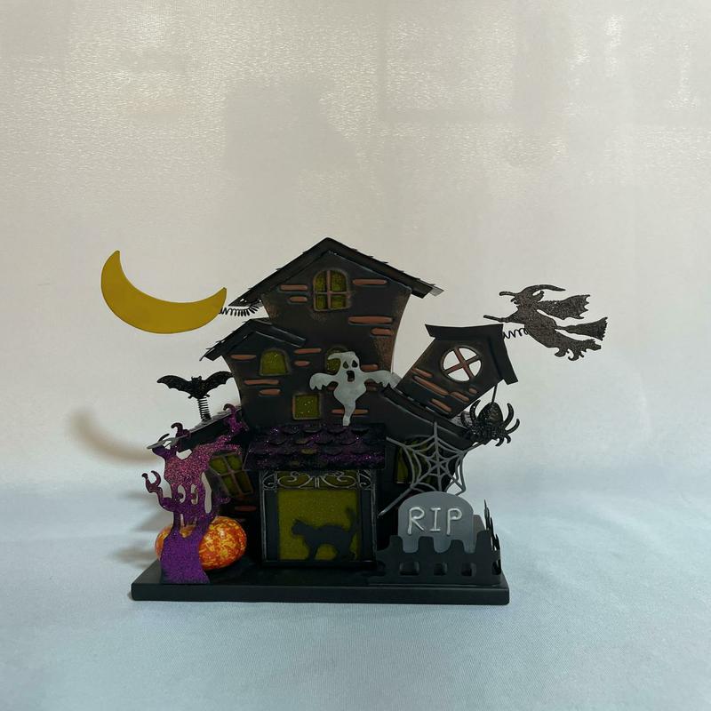 metal Halloween Spooky House